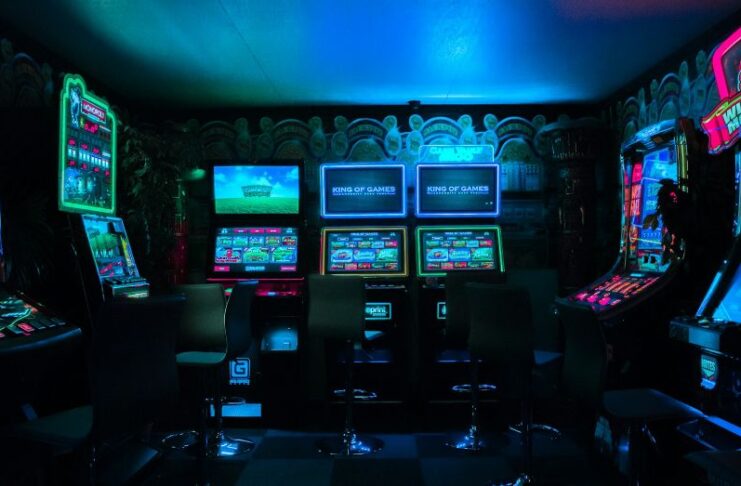 gaming room slot machines