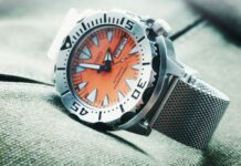 seiko klocka orange urtavla