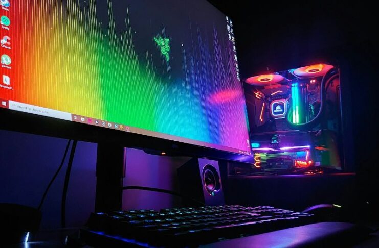 billig gaming setup pc